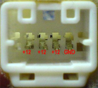 Разъёмы подключения CHANGER