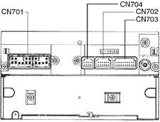 Разъёмы а/магнитол TOYOTA
