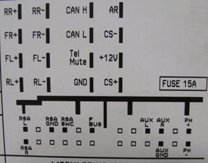 Разъёмы а/магнитол OPEL