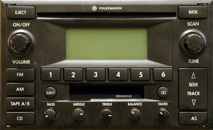 Ввод кода в автомагнитолу VW