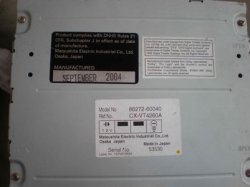 Разъёмы подключения CHANGER