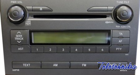 Разъёмы а/магнитол TOYOTA