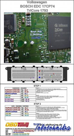 Подключение ЭБУ автомобилей Skoda