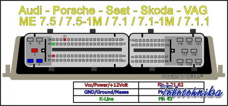Подключение ЭБУ автомобилей Skoda