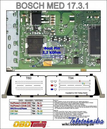Подключение ЭБУ автомобилей Alfa Romeo