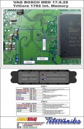 Подключение ЭБУ автомобилей Skoda