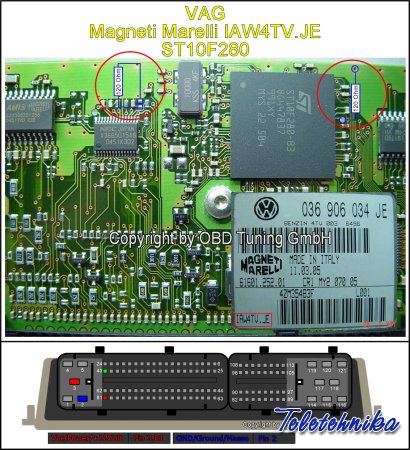 Подключение ЭБУ Magneti Marelli