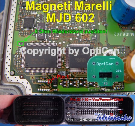 Подключение ЭБУ Magneti Marelli