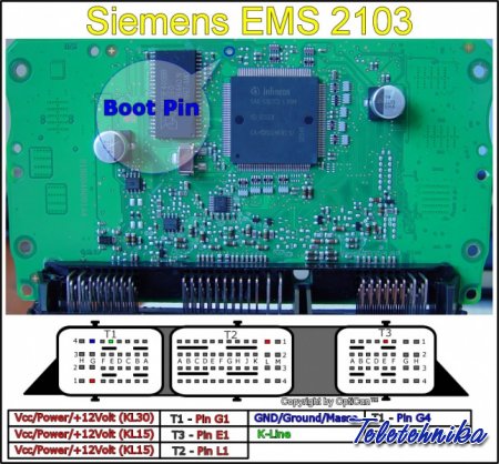 Подключение ЭБУ Siemens
