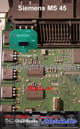 Подключение ЭБУ Siemens