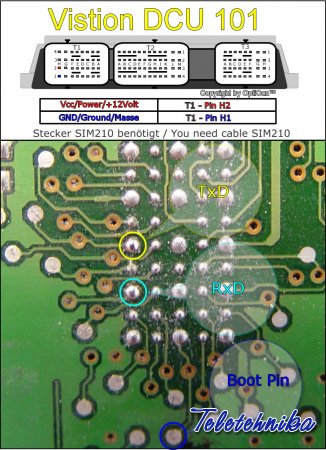 Подключение ЭБУ Visteon