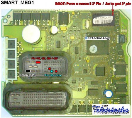 Подключение ЭБУ автомобилей Smart