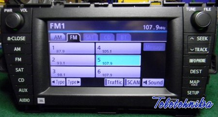 Разъёмы а/магнитол TOYOTA